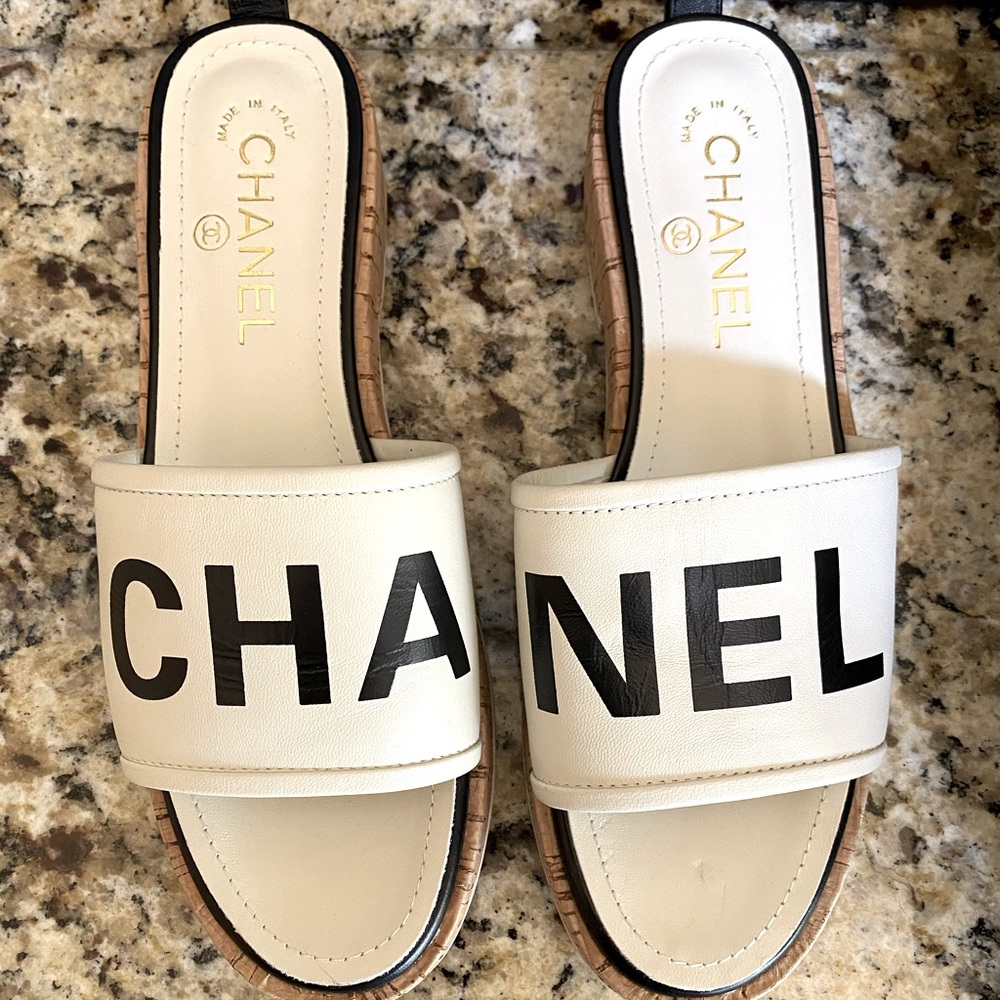 Chanel Slides Women Size 39